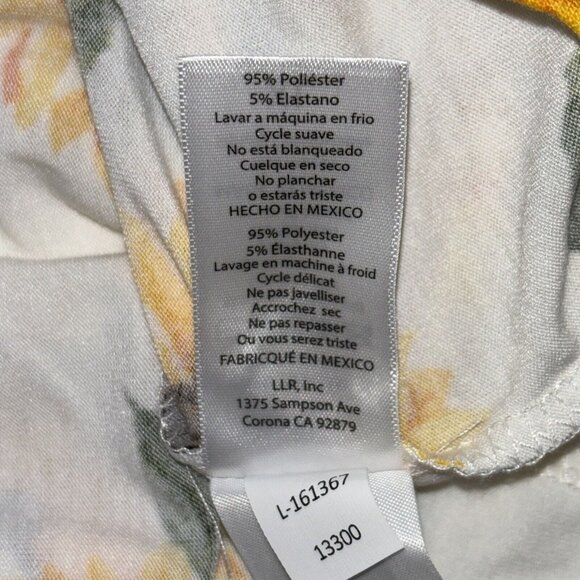 NWT LULAROE Ariel Yellow Sunflowers Floral Tiered Stretch Dress Pockets Sz XL - Picture 11 of 14